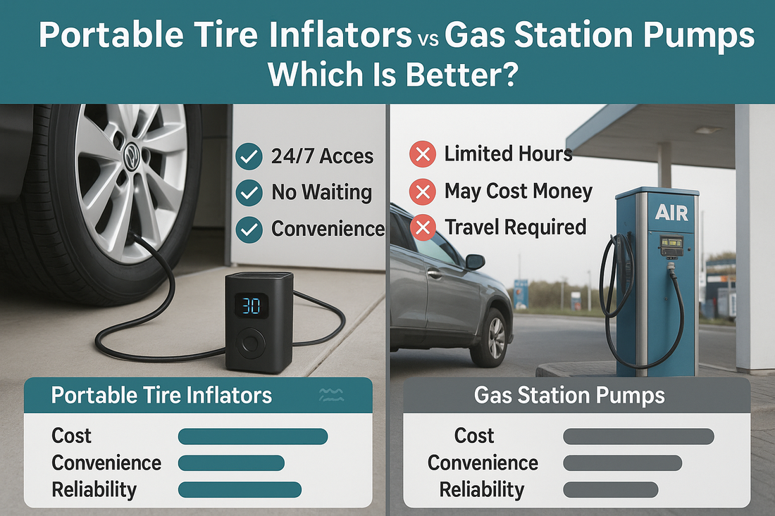 Portable Tire Inflators vs. Gas Station Pumps – Which Is Better?